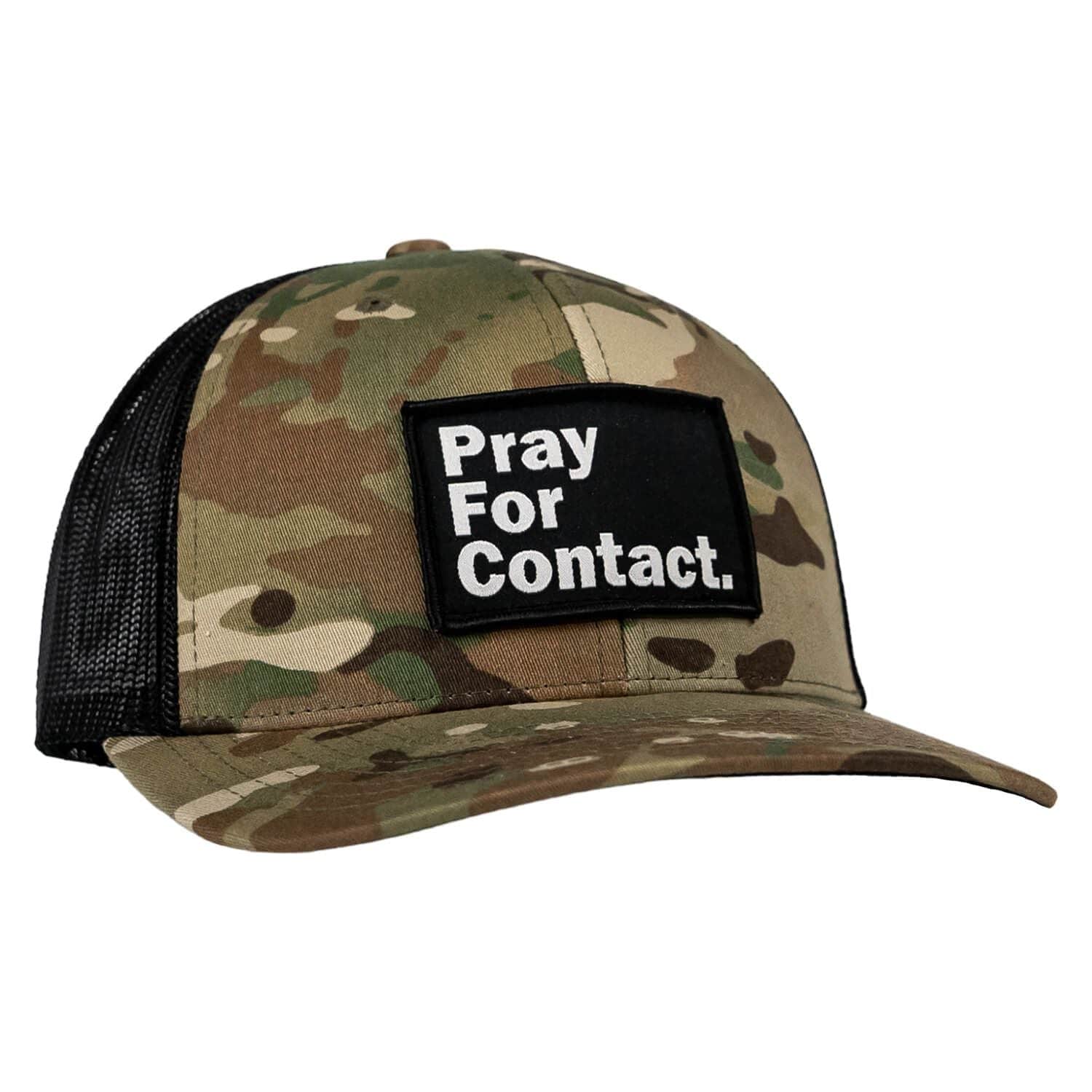 PRAY FOR CONTACT Patch Snapback HAT - Image 7