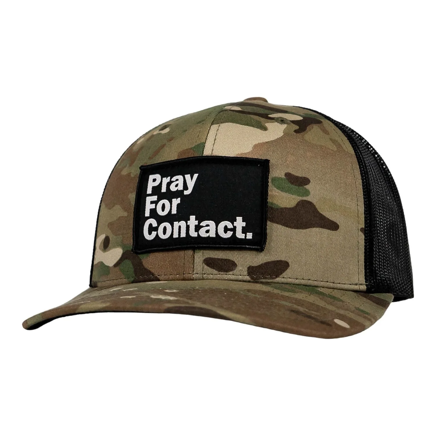 PRAY FOR CONTACT Patch Snapback HAT - Image 8