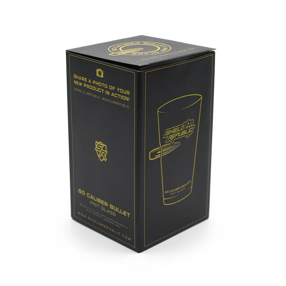 Proud Blue Collar - Pint Glass - Image 3
