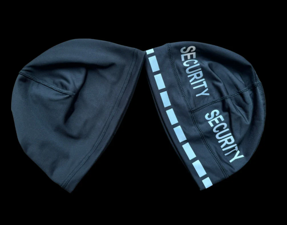 Reversible Beanie- Black SECURITY