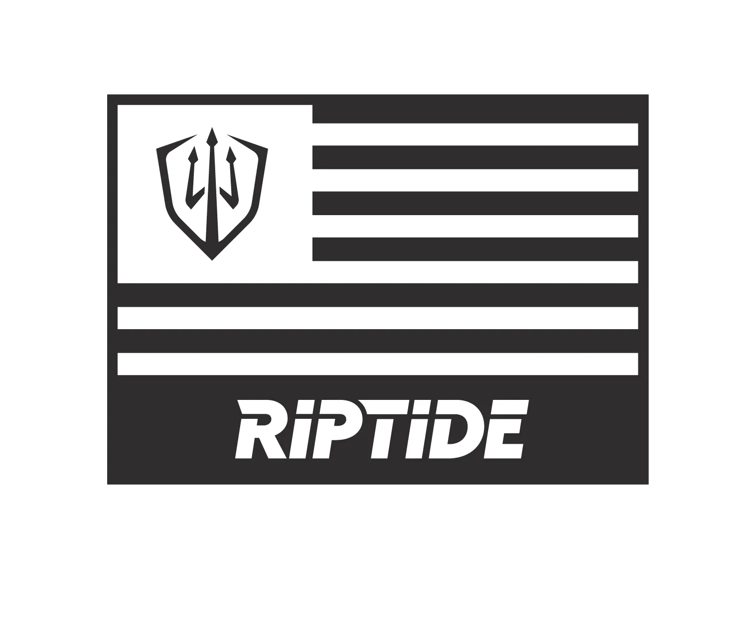 Riptide Flag Sticker
