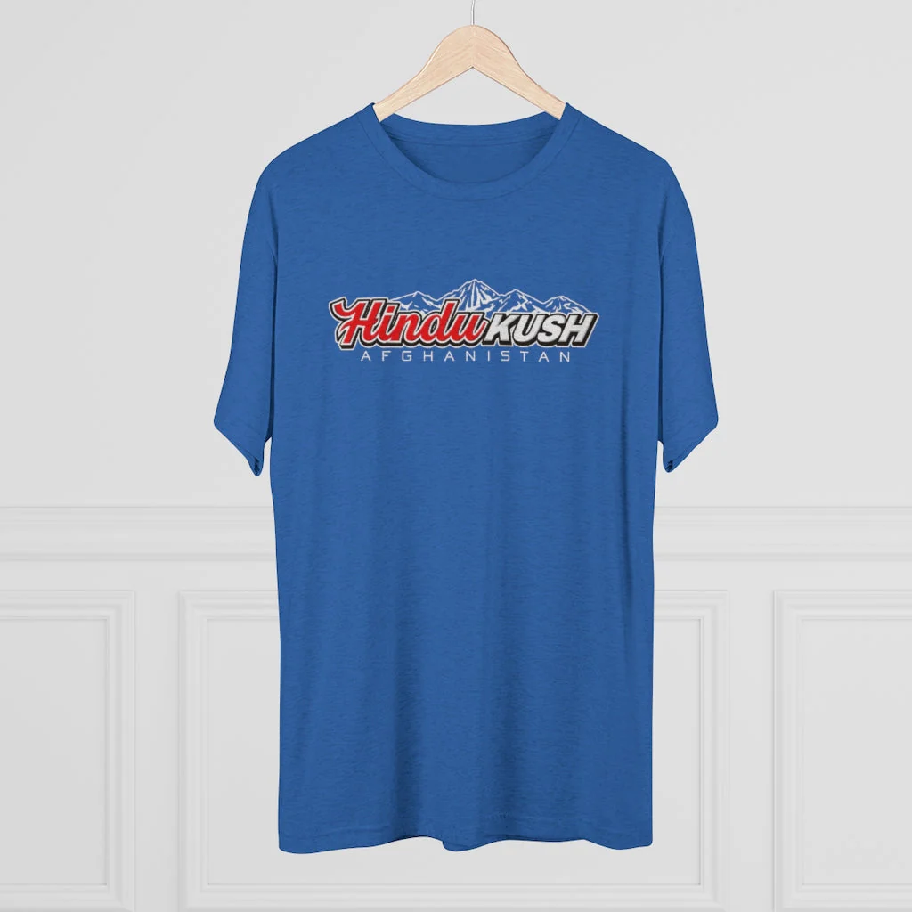 Royal Blue Hindu Kush Men's Tri-Blend Tee - Image 3