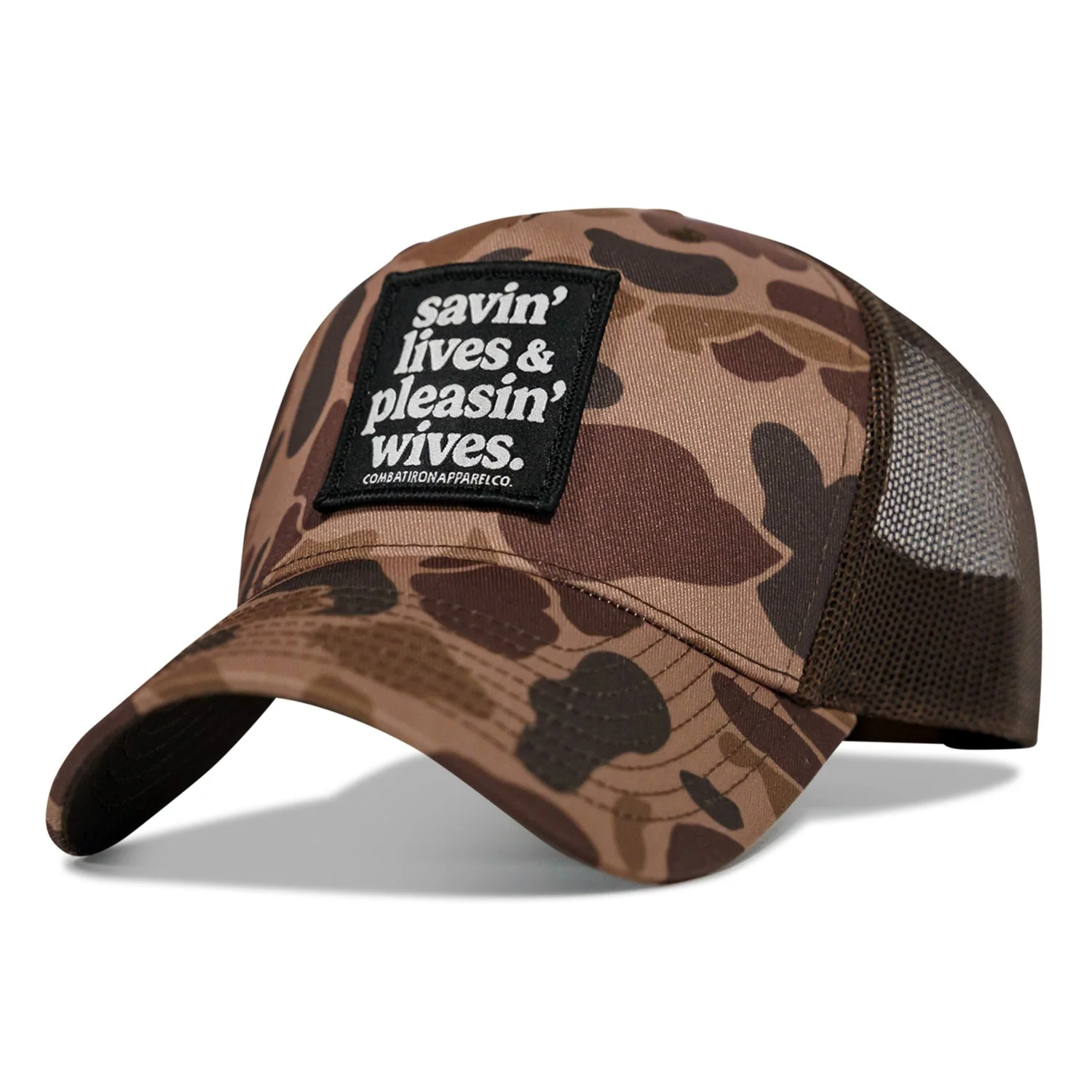 SAVIN' LIVES & PLEASIN' WIVES Patch SnapBack Hat - Image 6