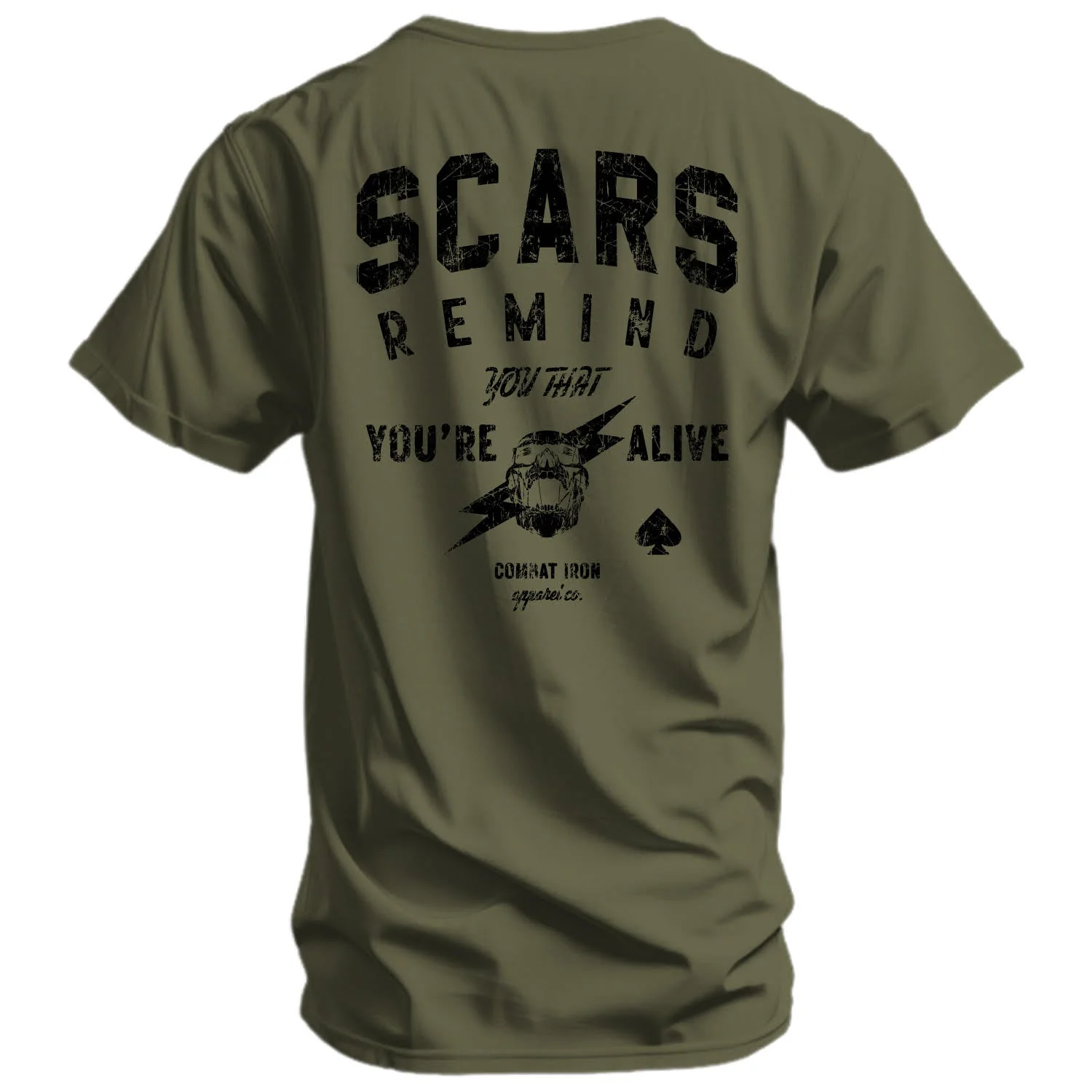 Scars Remind You That You're Alive Men's T-Shirt - Image 6