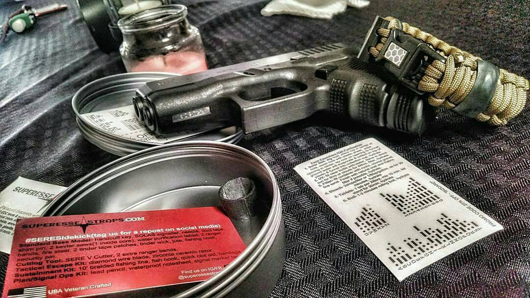 SERE Sidekick- Tactical Survival Paracord Bracelet to Evade, Resist & Escape. - Image 13
