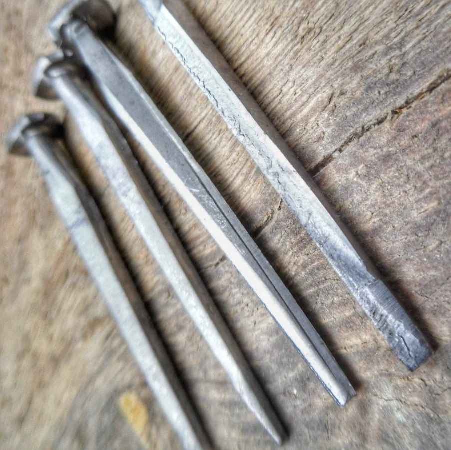 Shelter Nail - Titanium & Steel Wrought Hammering Spike for Trail and Utility Tasks - Image 11