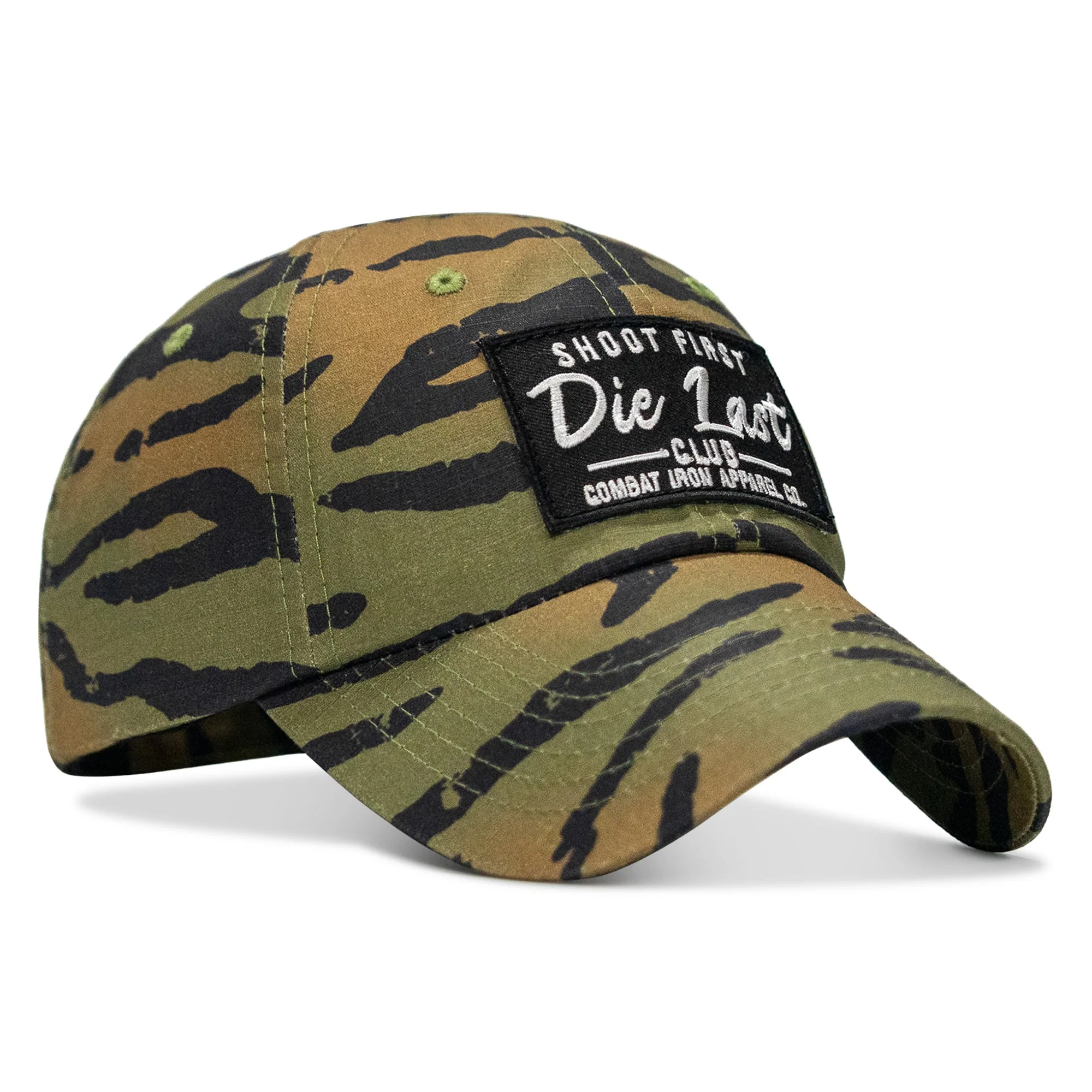 Shoot First. Die Last. Club Patch Low Profile Ripstop Flex Hat - Image 21