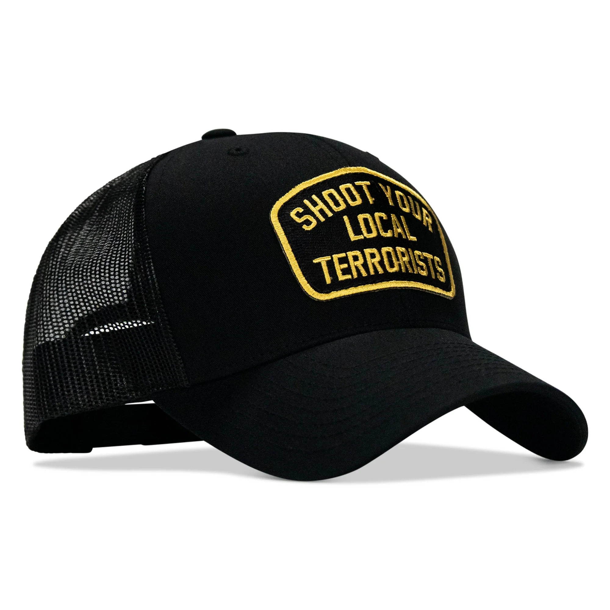 Shoot Your Local Terrorists Patch Snapback Hat - Image 39
