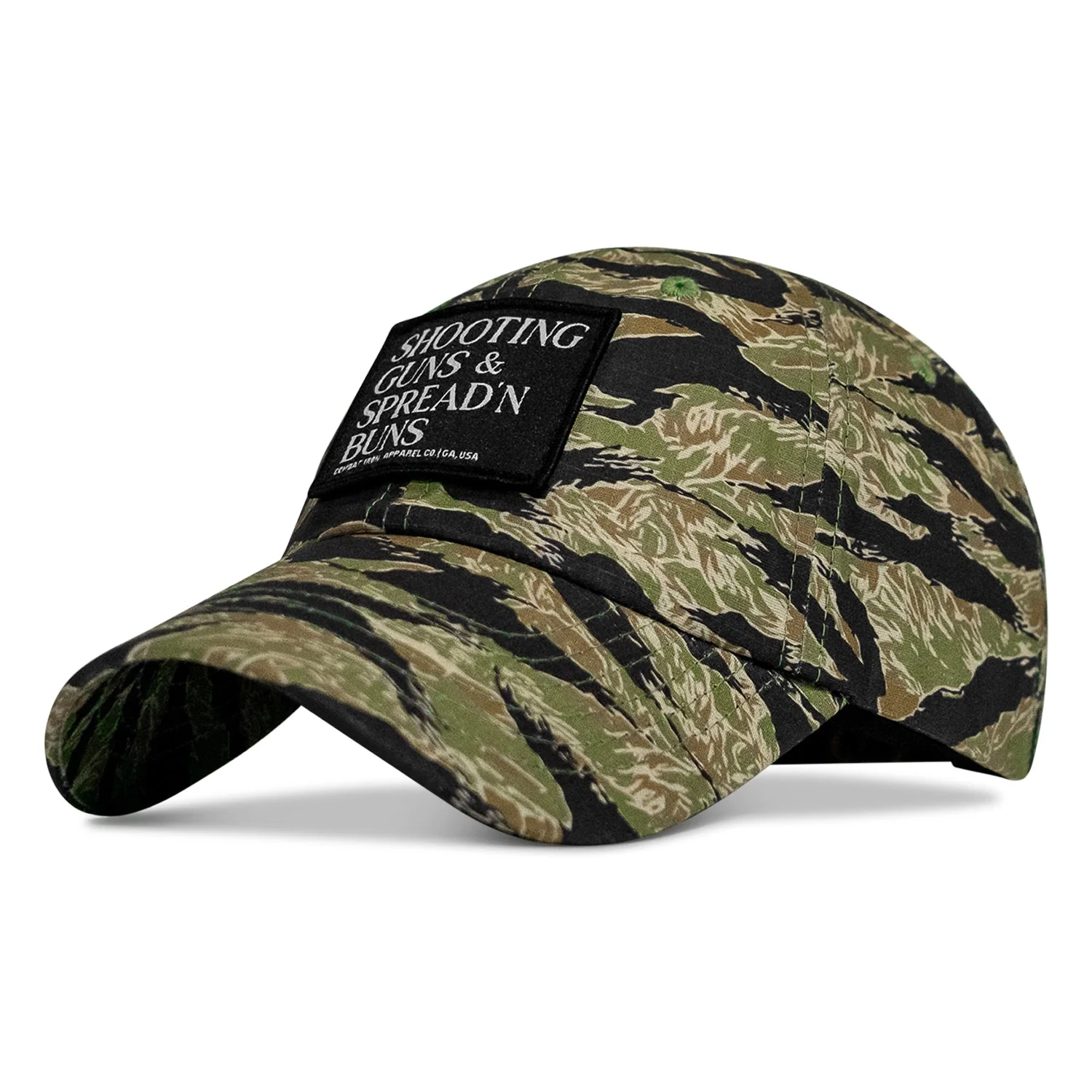 Shooting Guns & Spread'n Buns Patch RipStop Low Pro Hat - Image 5