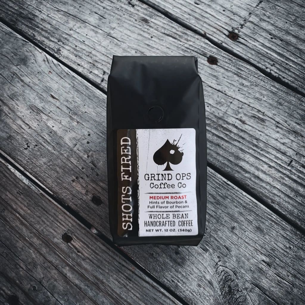 SHOTS FIRED COFFEE (BOURBON/PECAN) - Image 2