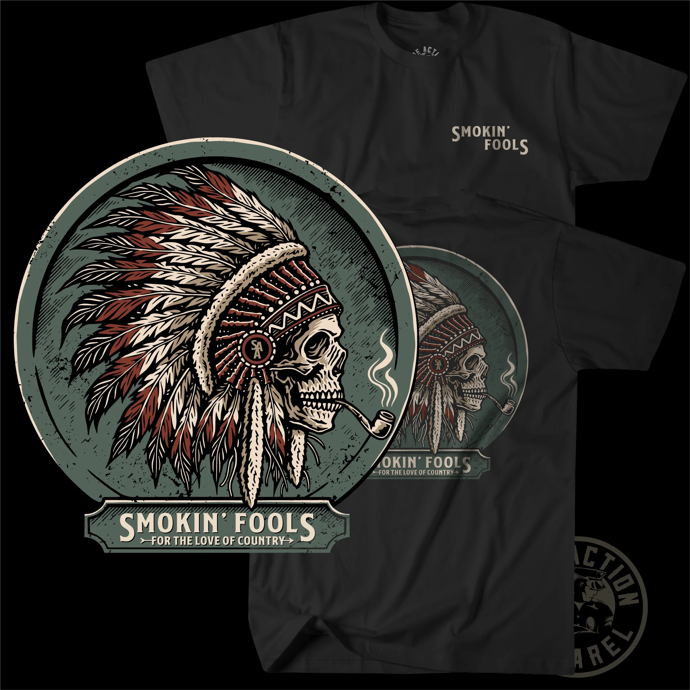 Smokin' Fools Tee - Image 4