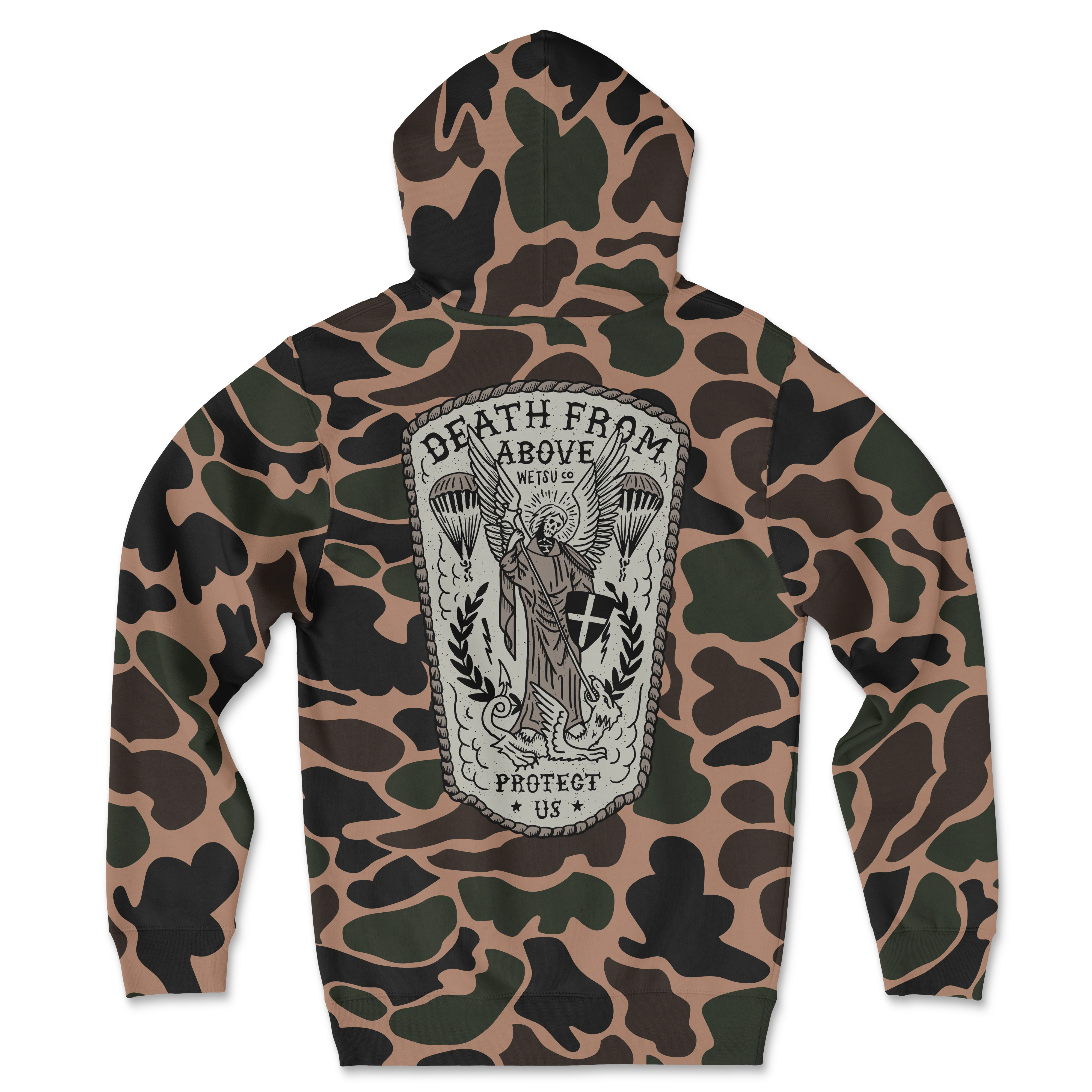 St. Michael Camo Hoodie