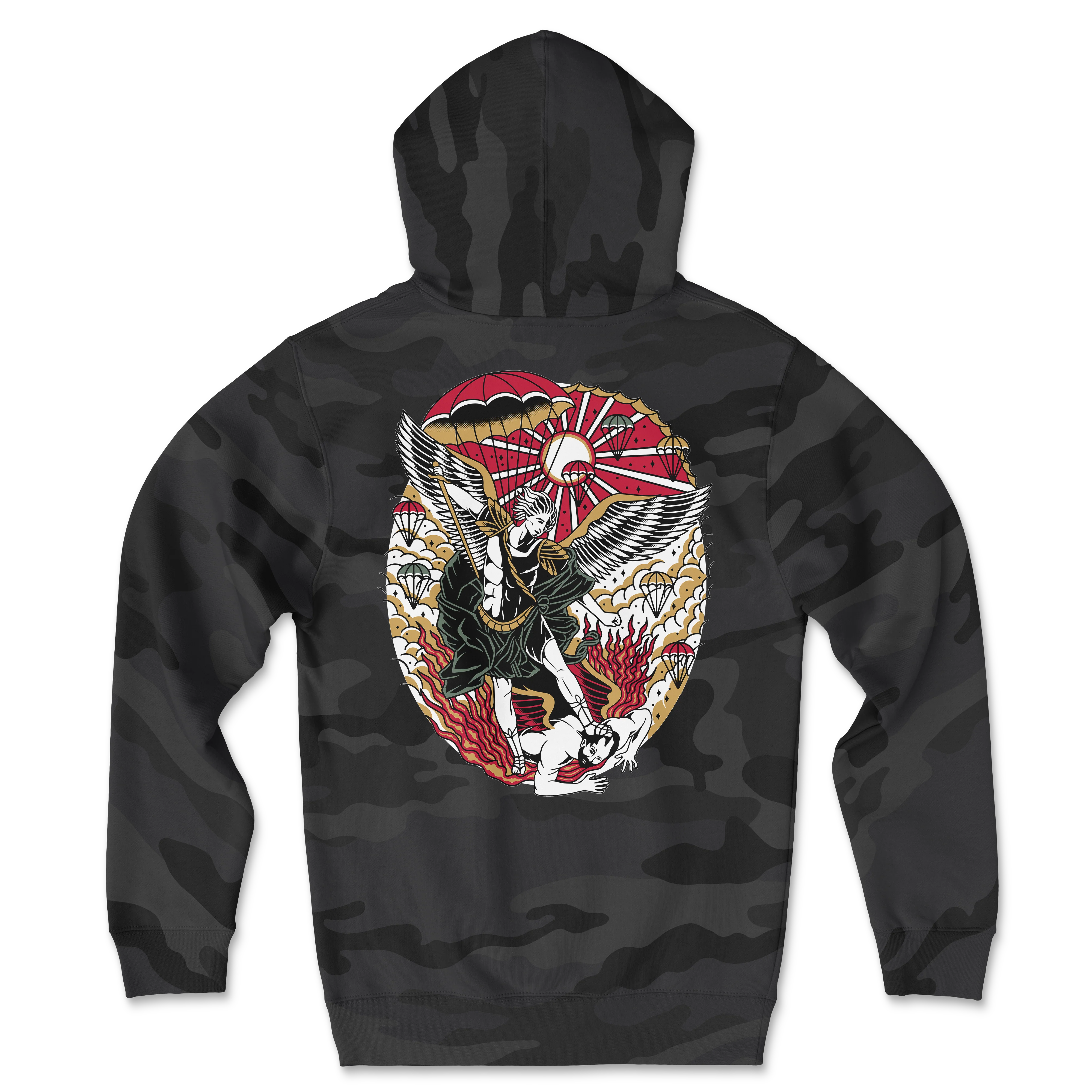 St. Michael Traditional Camo Hoodie