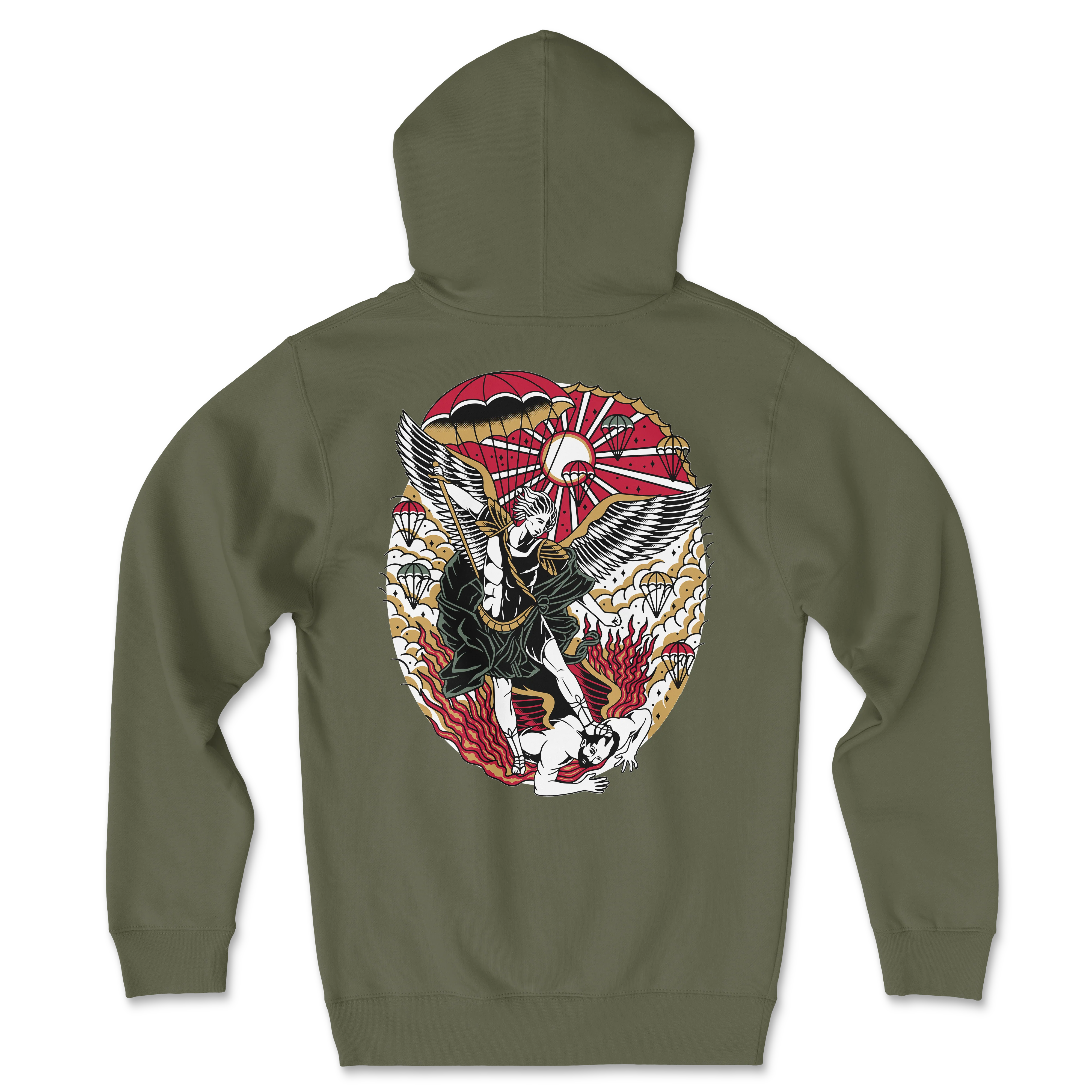 St. Michael Traditional Hoodie - Image 6