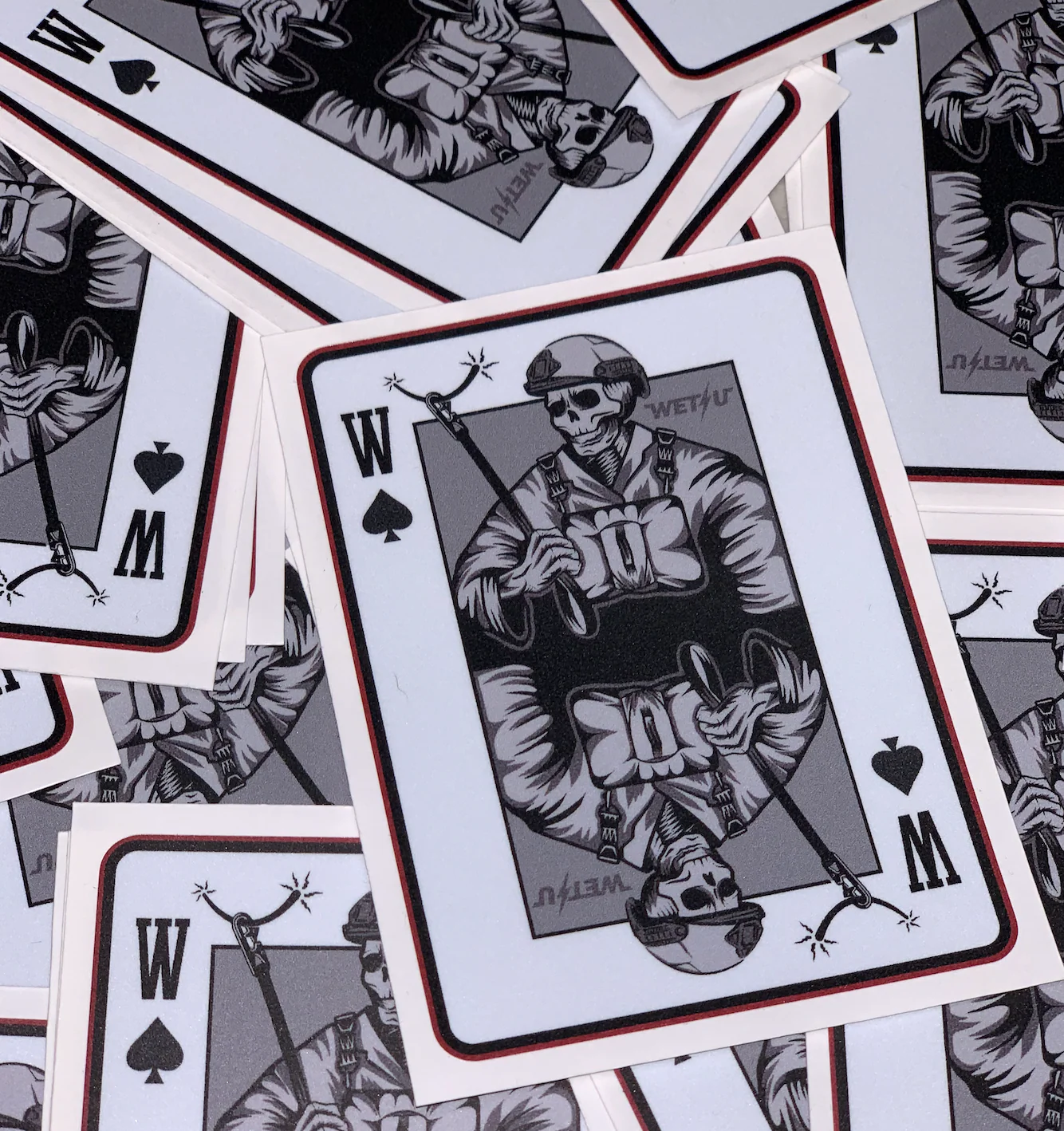 Static Line Skelly Premium Sticker - Image 2