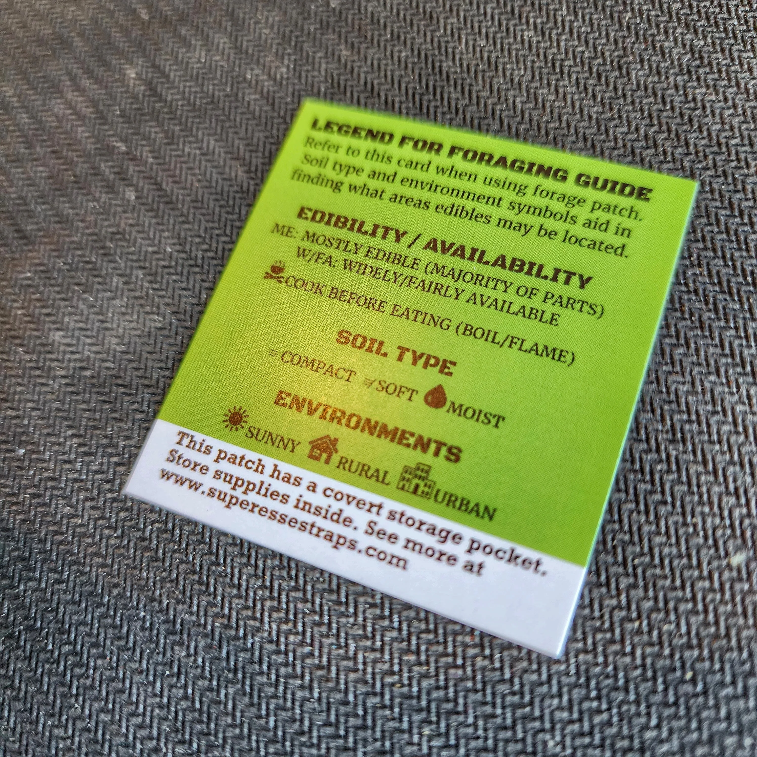 Storage Pocket Patch: "Foraging Guide", a Plants and Edibles Quick Identification Reference - Image 6