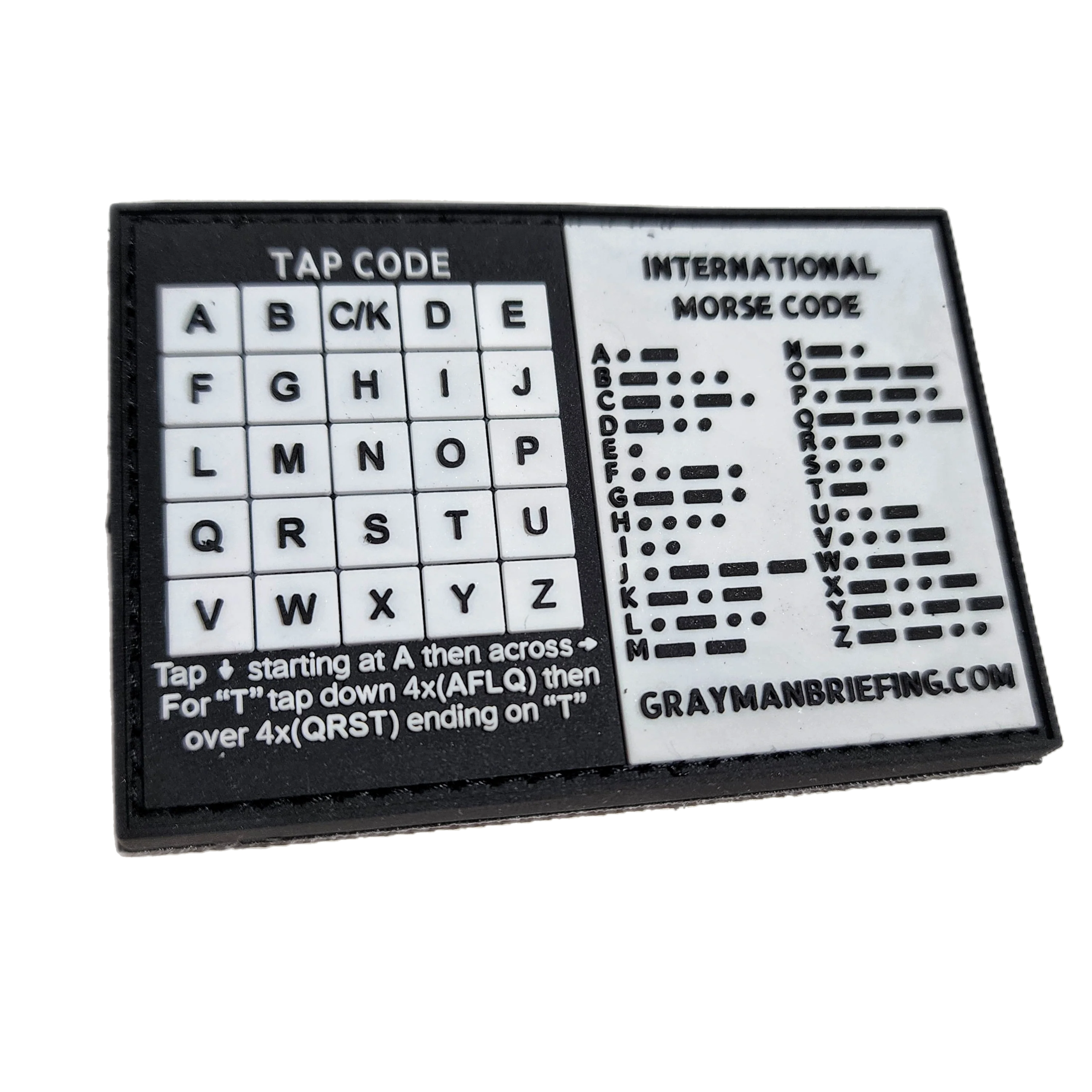 Storage Pocket Patch: Morse and Tap Code - Image 13