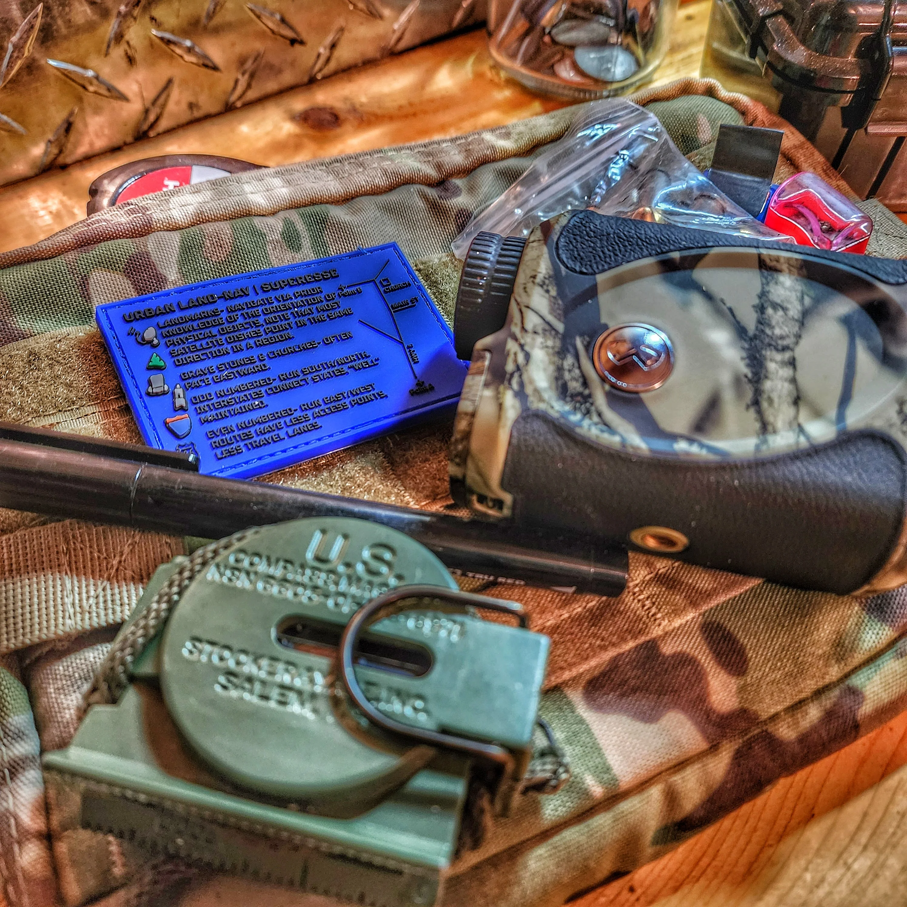 Storage Pocket Patch - Urban Land-Nav w/ Strip Map Diagram and Contingency Navigation Tactics - Image 8