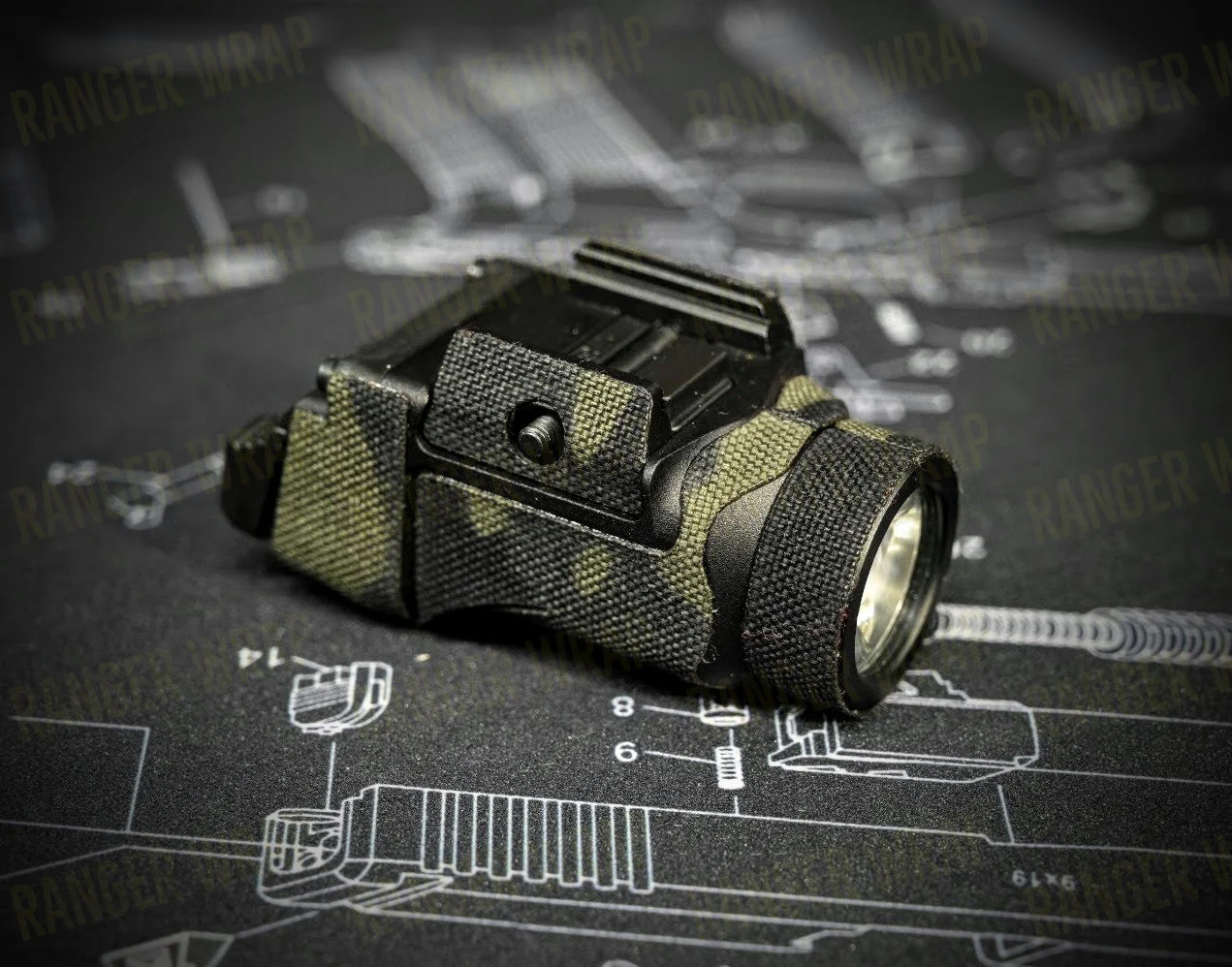 Streamlight TLR7 Sub - Weapon Light Wrap in Cordura Fabric - Image 3