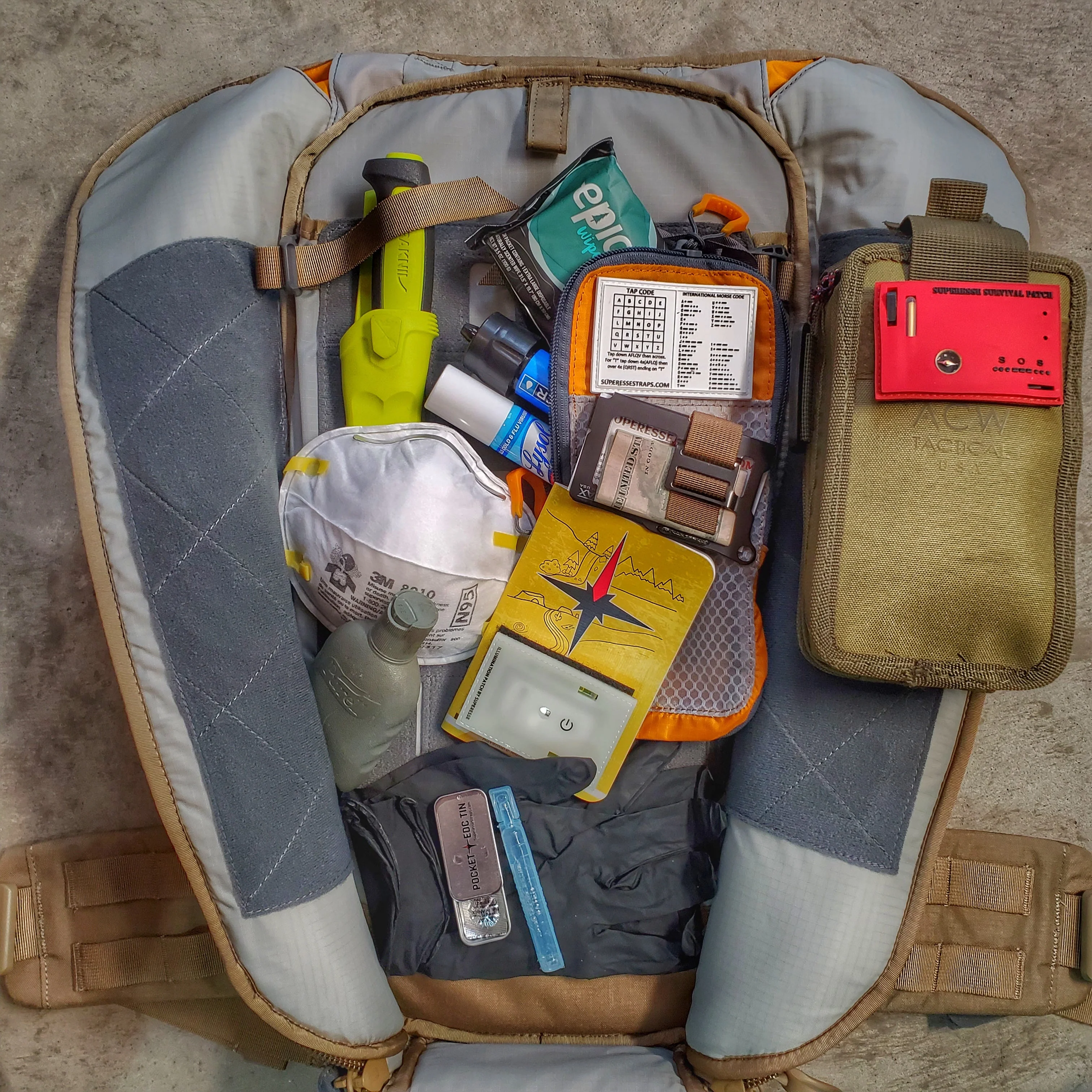 Superesse Survival Patch: Compartmentalized Micro EDC and Survival Kit - Image 3
