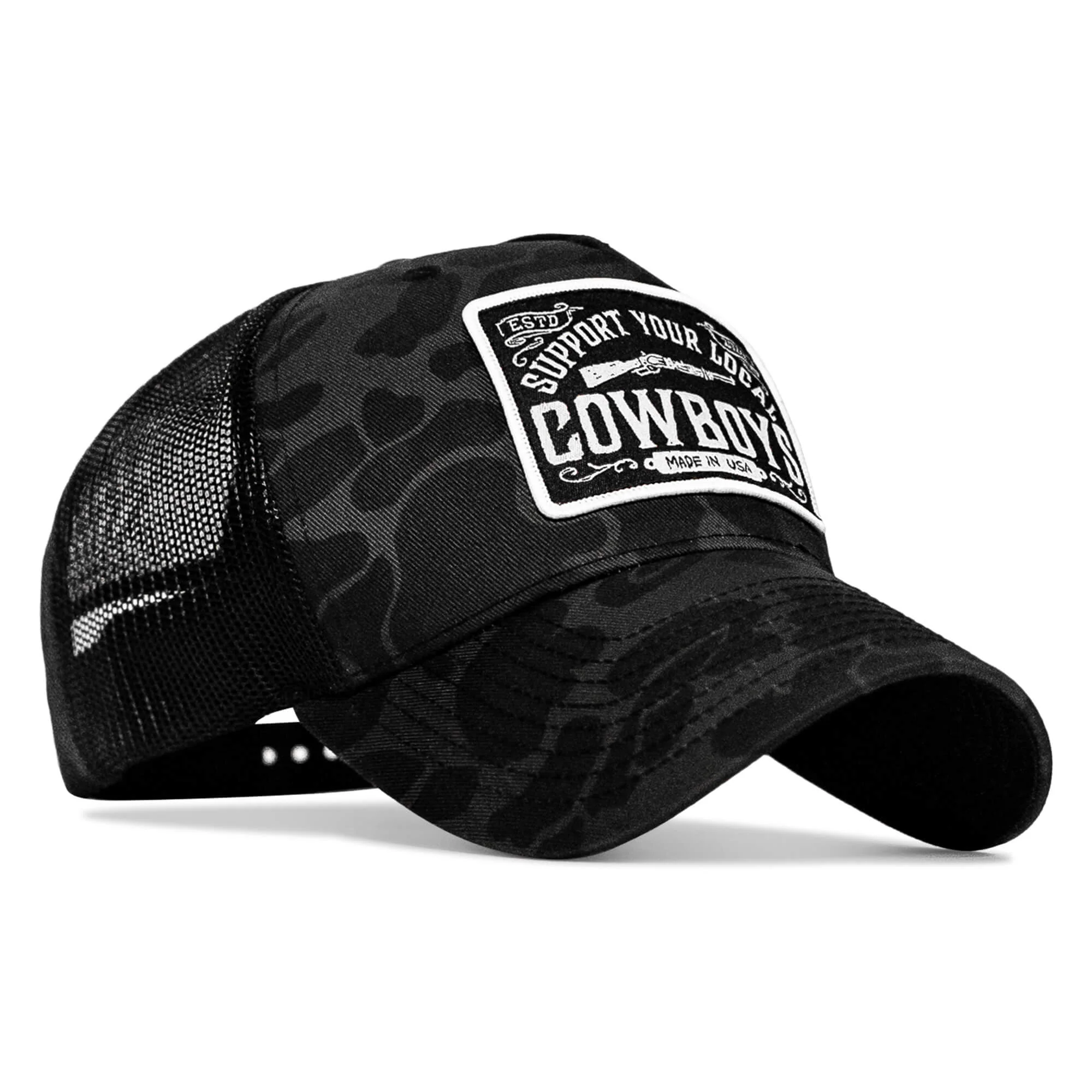 Support Your Local Cowboys Patch Snapback Hat - Image 28