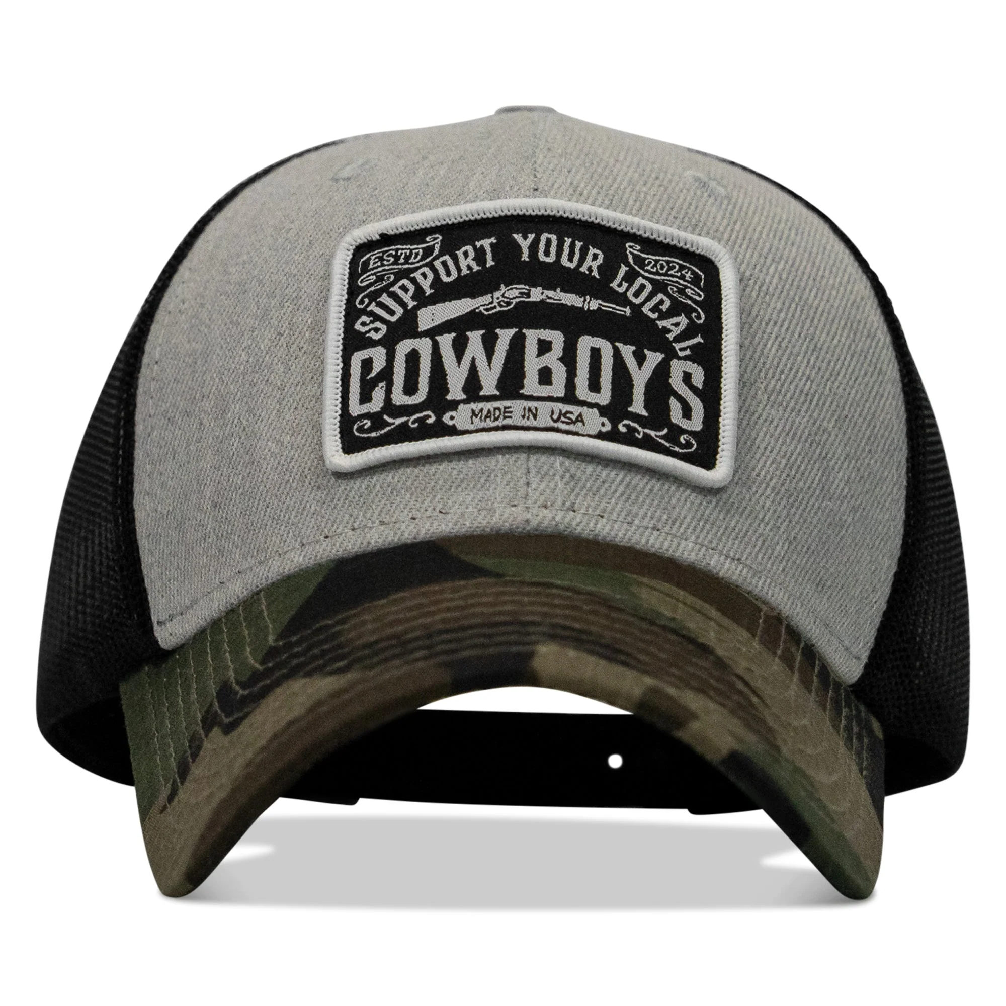 Support Your Local Cowboys Patch Snapback Hat - Image 42