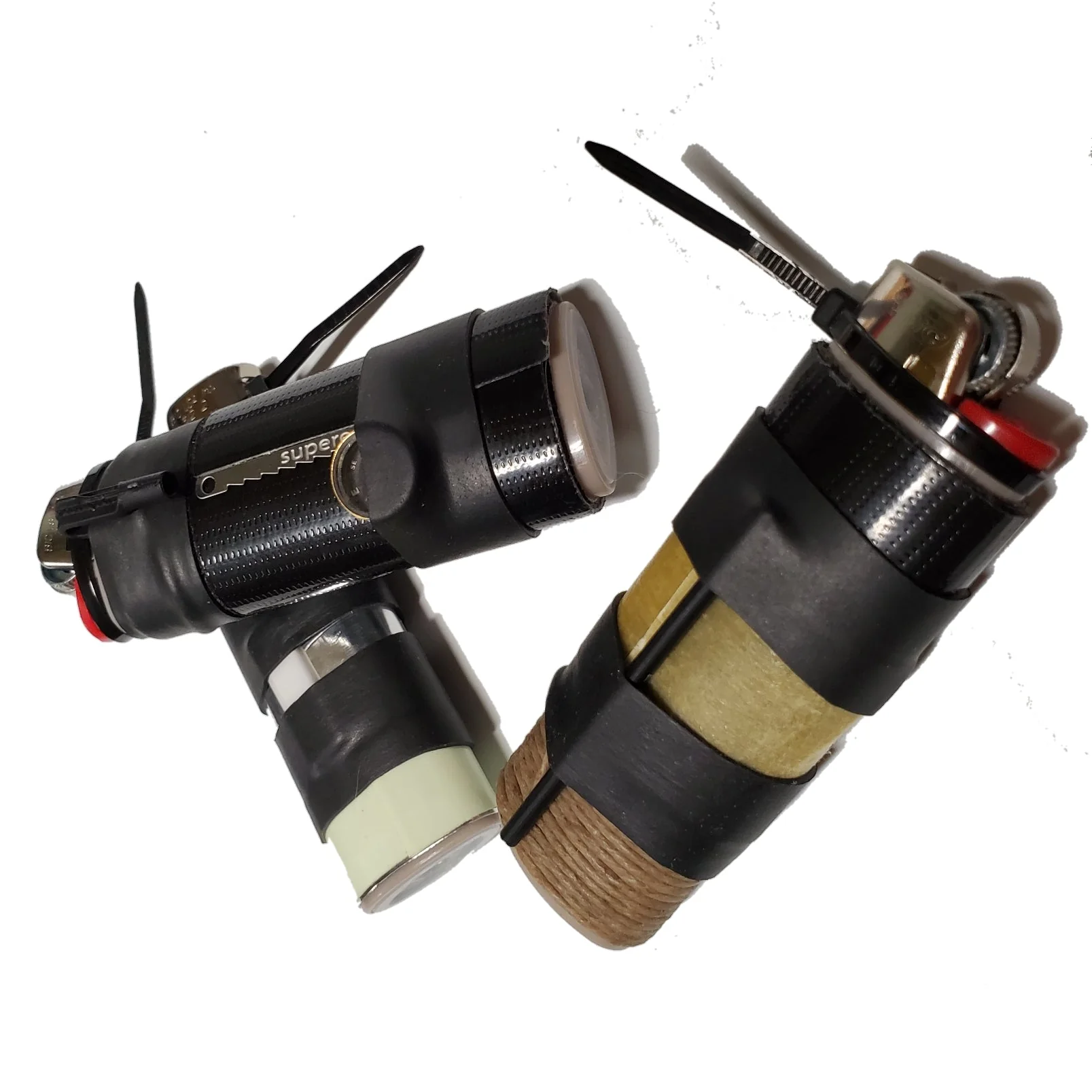 Survival Kit Lighter - Fire Starter outfitted with supplies. - Image 17