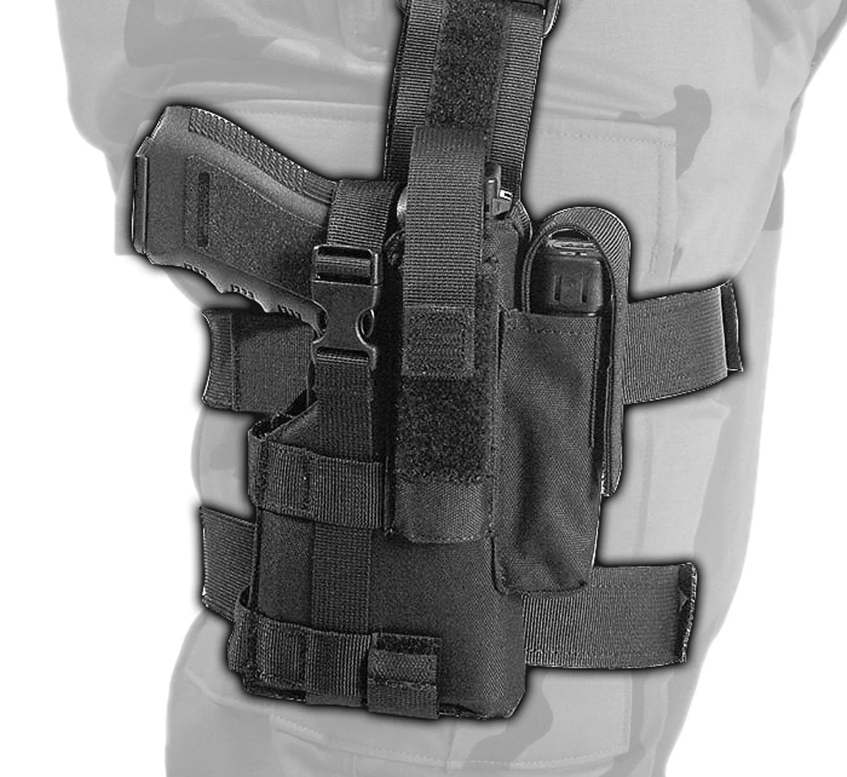 Tactical Drop Leg Holster with Light - Image 2