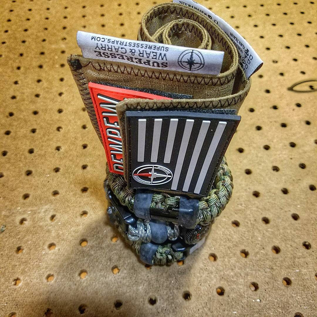 Tactical Tissue: Morale Patch compatible Ripstop stitched hank with covert storage pocket. - Image 12