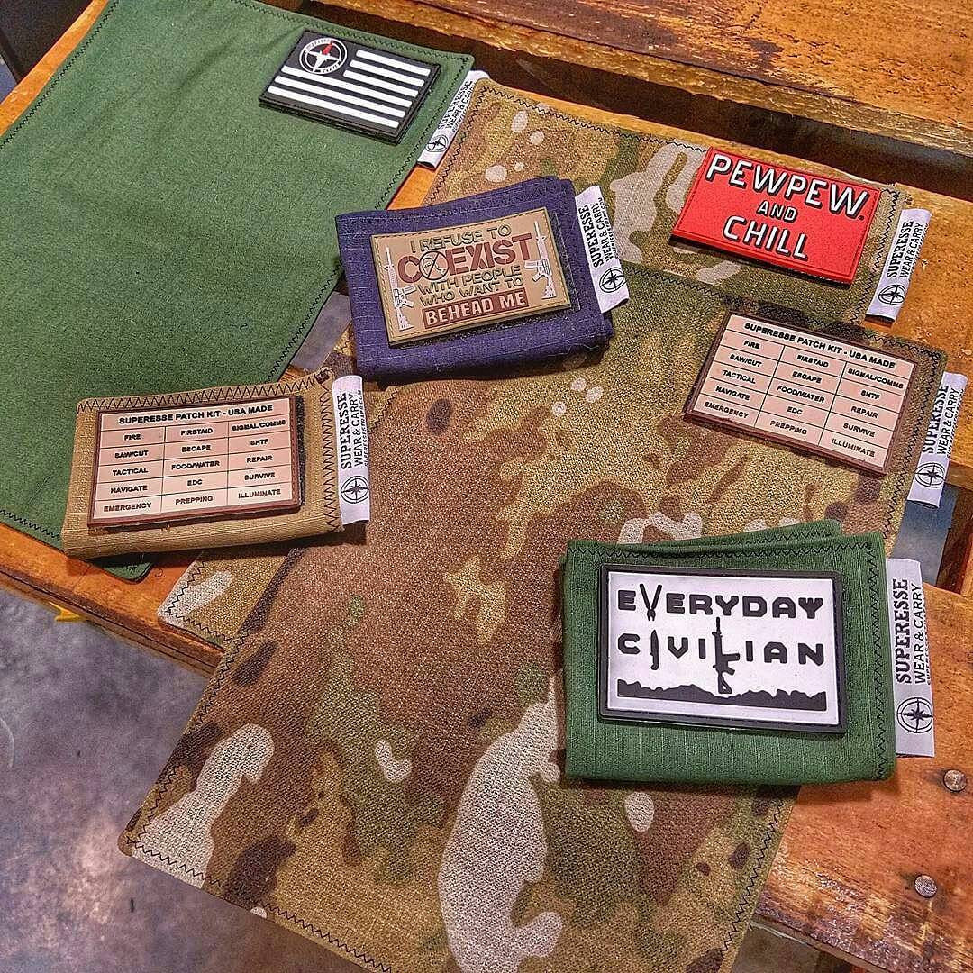 Tactical Tissue: Morale Patch compatible Ripstop stitched hank with covert storage pocket. - Image 9