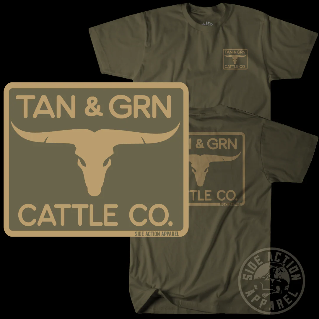 Tan & Grn Cattle Co. Tee - Image 4