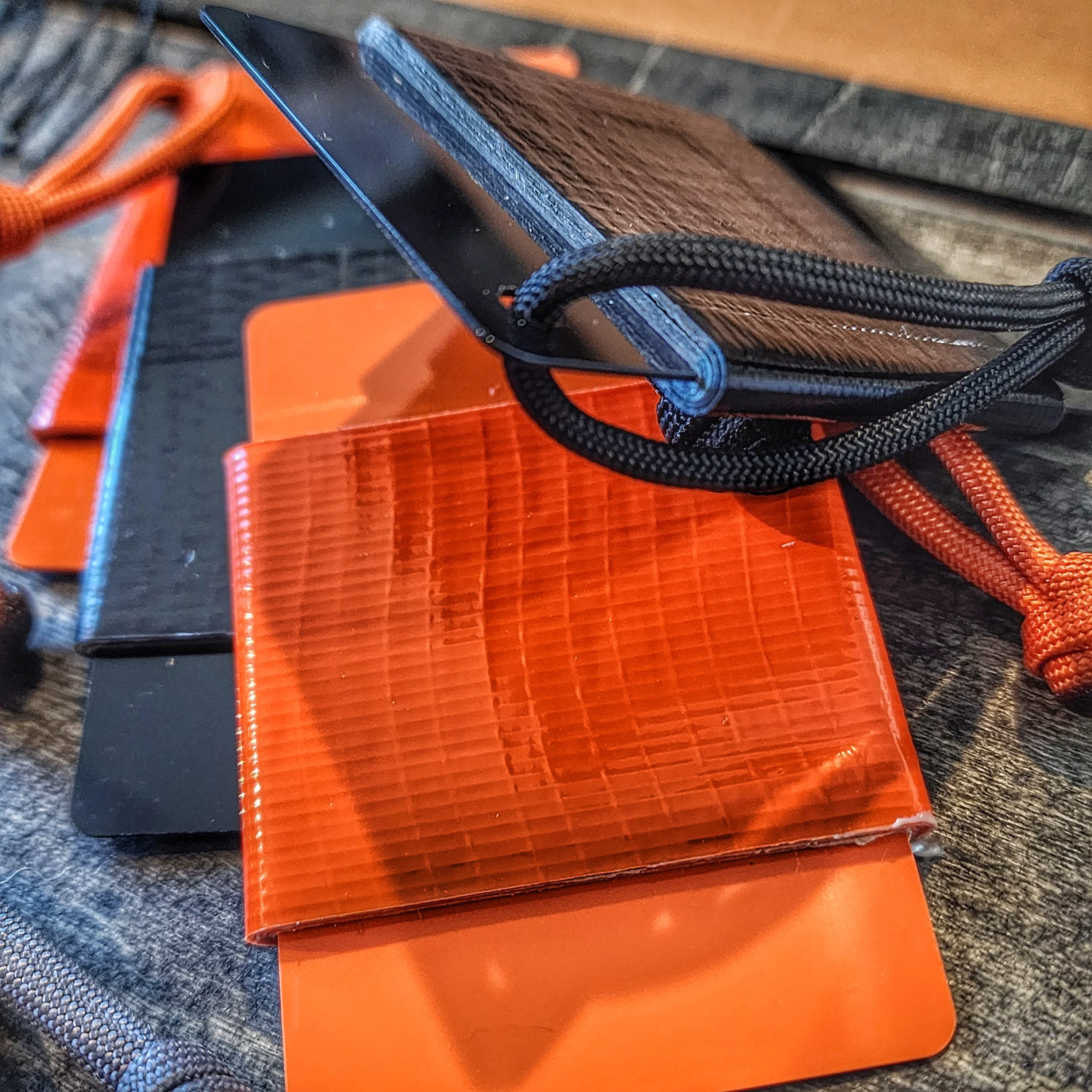 Tape Card - Duct Tape wrapped Credit Card w/ Paracord Lanyard - Image 7