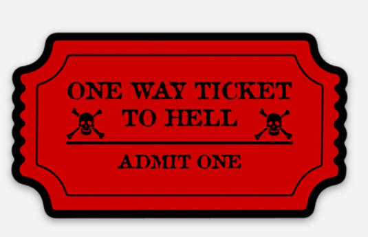 Ticket to Hell Slap - Image 3