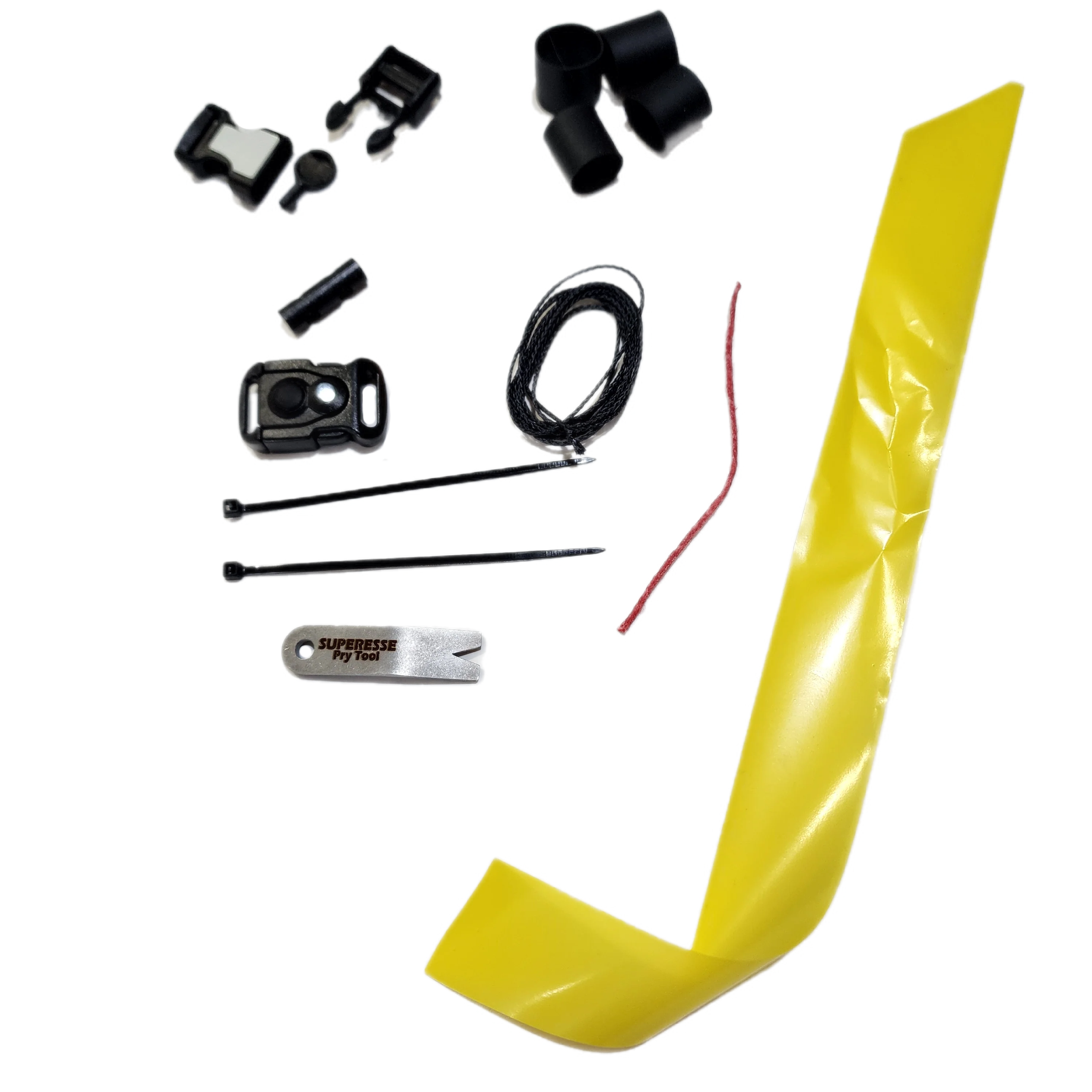 Urban Carry Strap - EDC Bracelet with Pry Bar, Firestarter, Kevlar Saw and Cuff Key or LED Flashlight. - Image 17