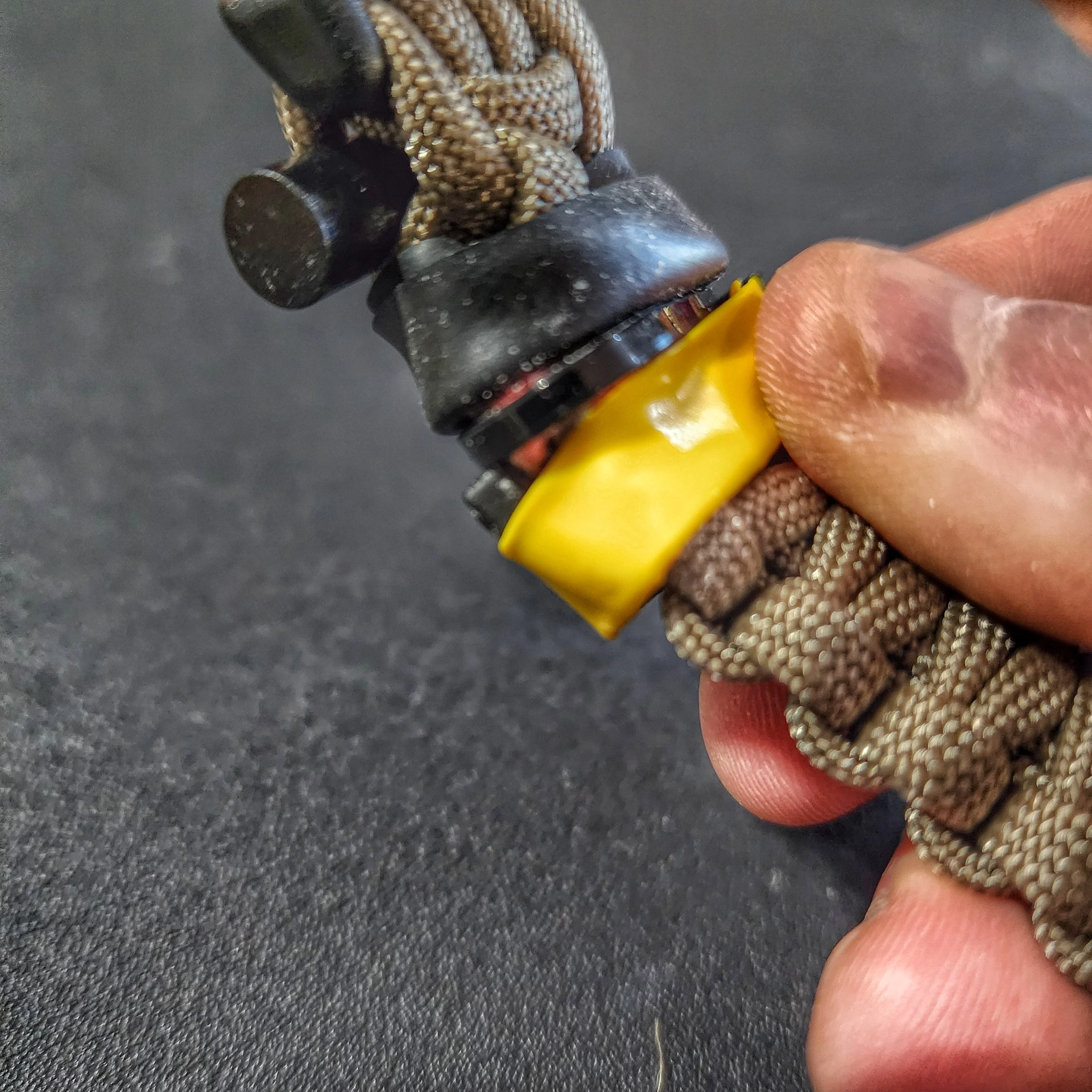 Urban Carry Strap - EDC Bracelet with Pry Bar, Firestarter, Kevlar Saw and Cuff Key or LED Flashlight. - Image 4
