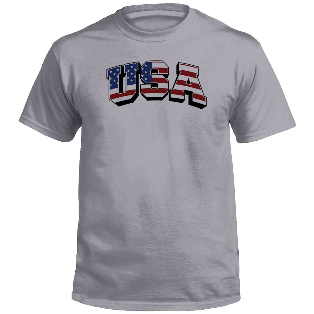 USA Flag Lettering (Front) - Image 5