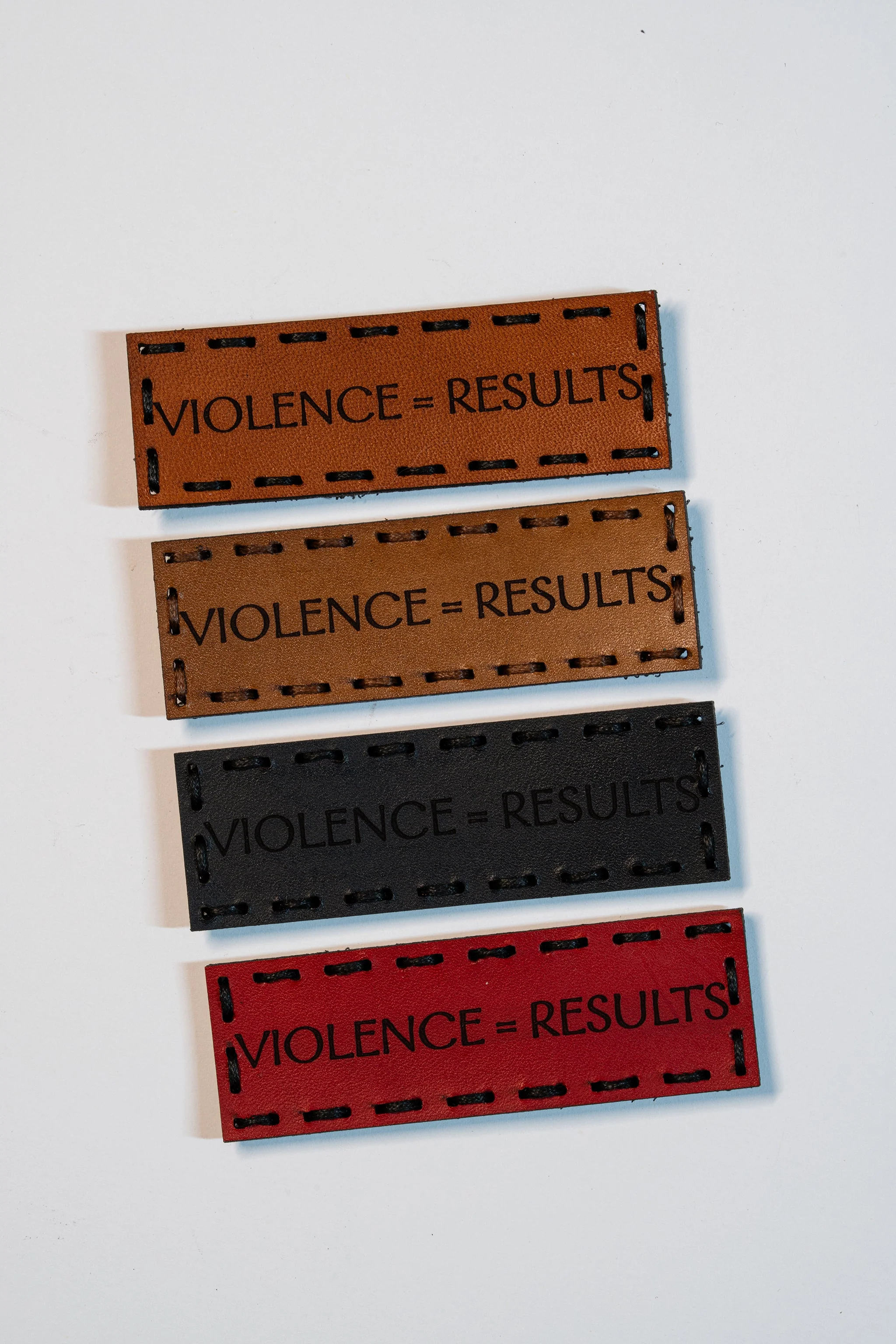 VIOLENCE = RESULTS LEATHER PATCH - Image 3