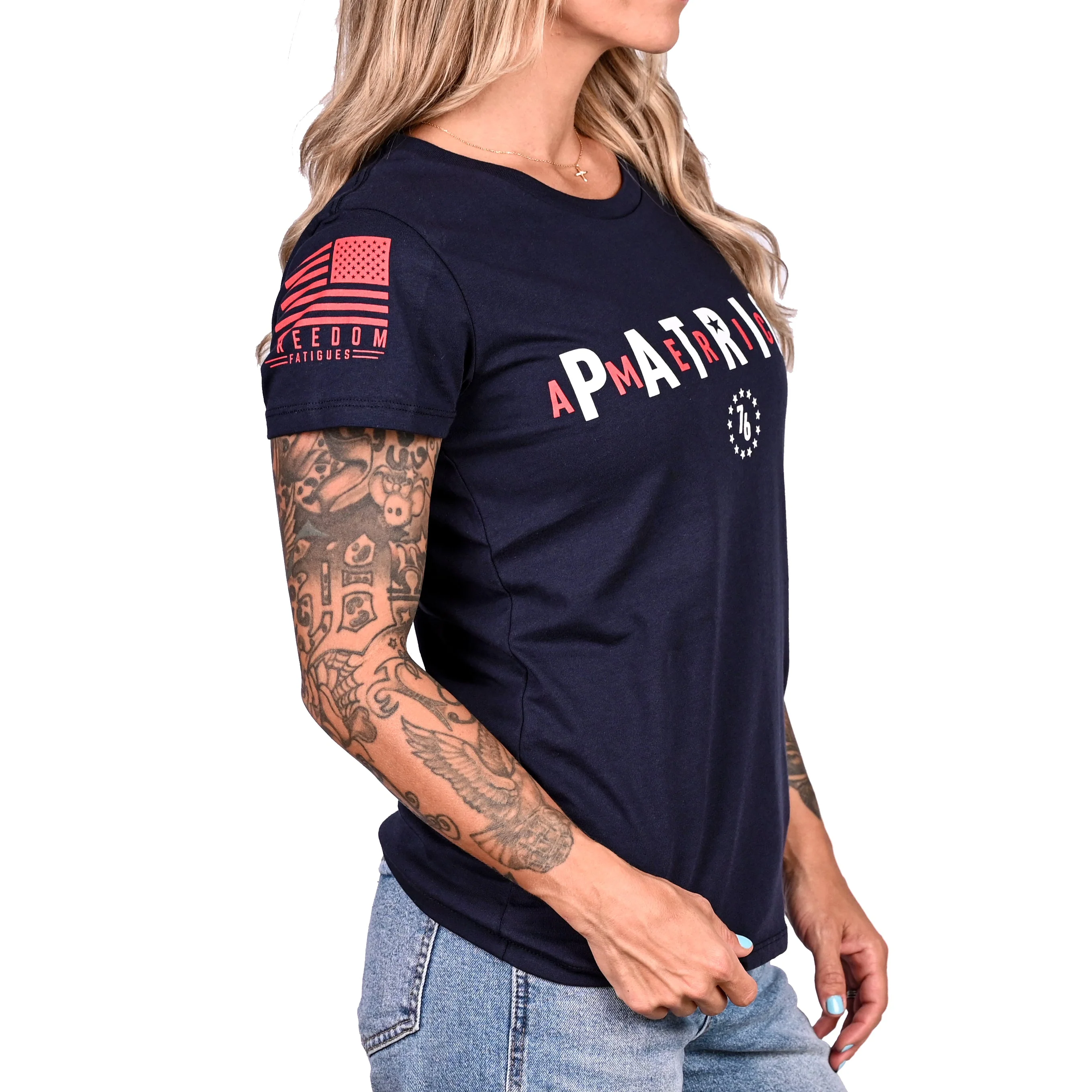 Women's American Patriot T-Shirt - Image 6