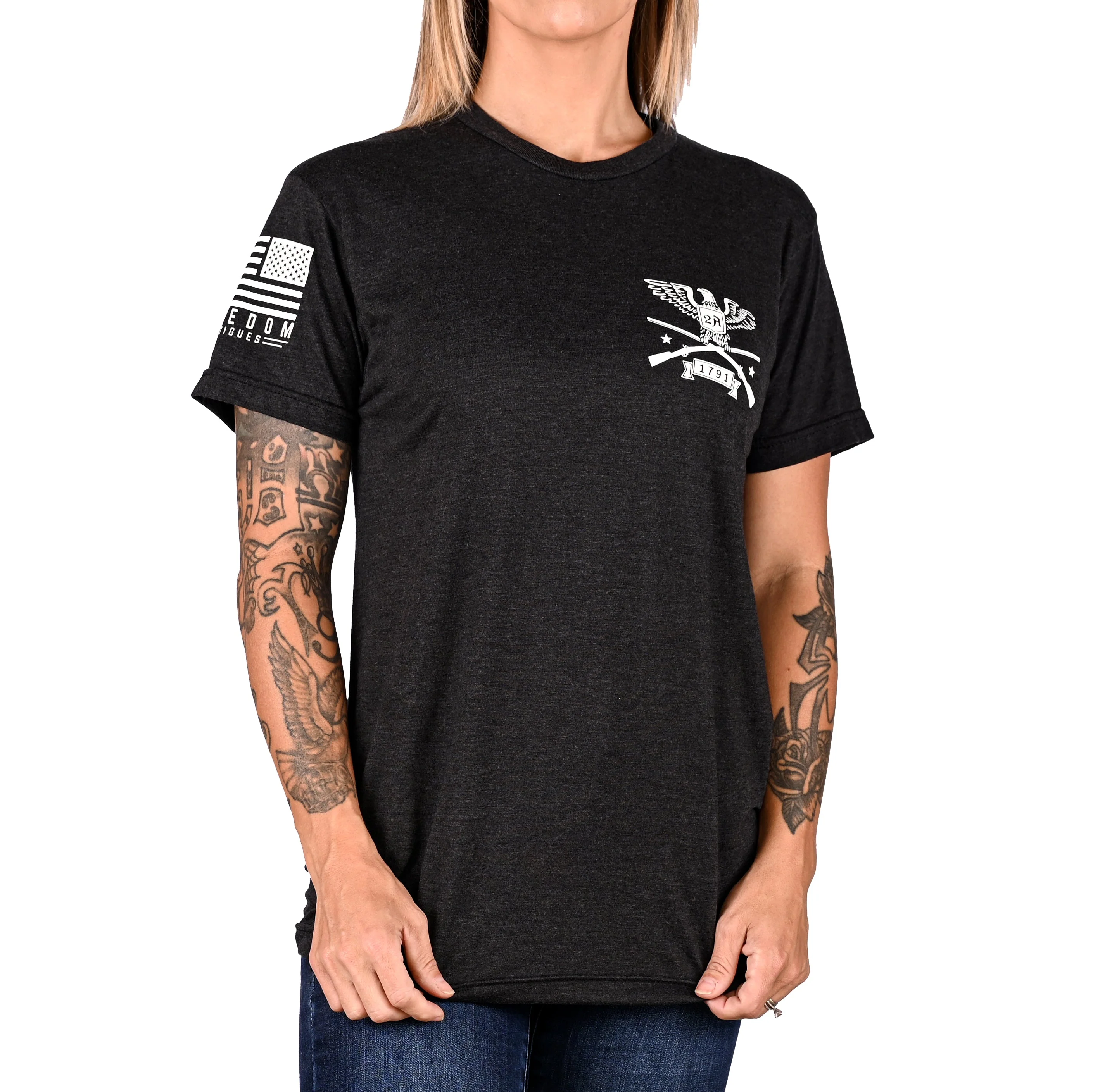 Women's Shall Not Be Infringed 2A Boyfriend Fit T-Shirt - Image 11