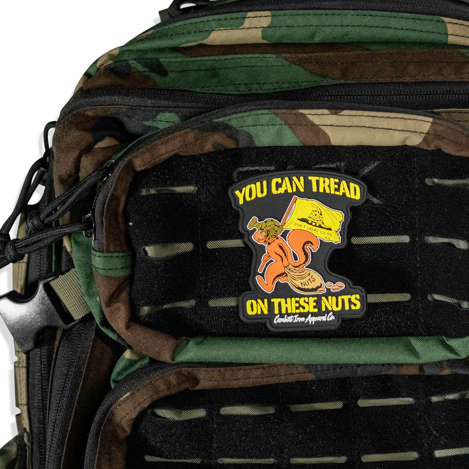 You Can Tread On These Nuts Tactical Squirrel PVC Patch - Image 3