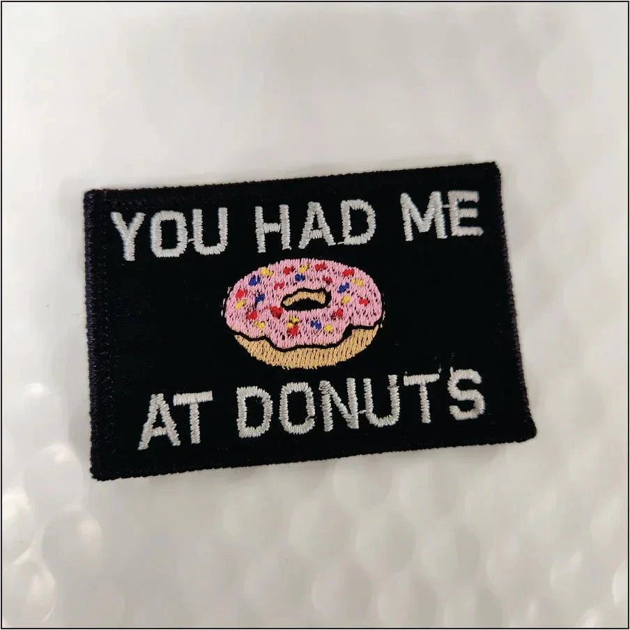 “YOU HAD ME AT DONUTS” TACTICAL MORALE PATCH - Image 3